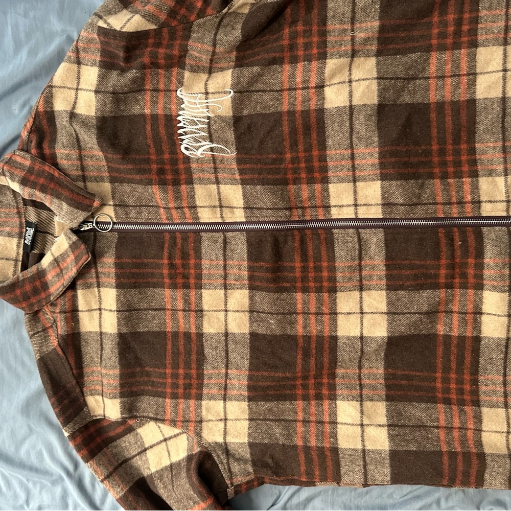 Revenge Flannel Zip Up XL